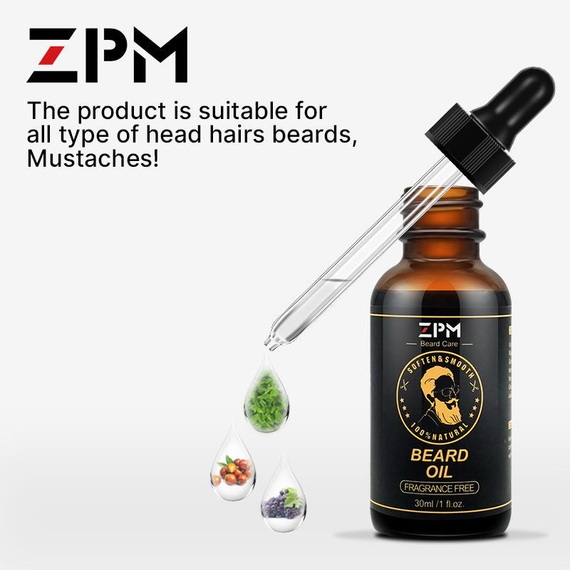 100% Natural Organic Private Label Men Beard Care Best Growth Beard Oil