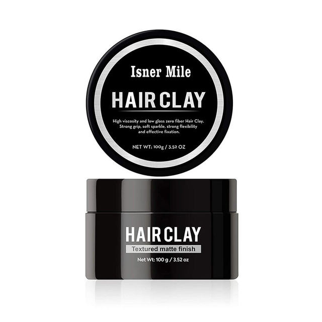 Organic hair wax private label professional hair styling clay for men