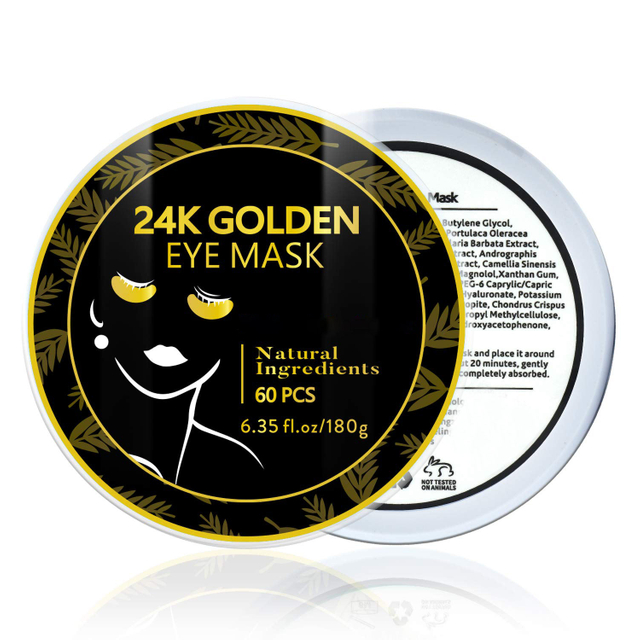 Home Spa Skin Care Treatment Dark Circle Puffy 24K Gold Under Eye Patches Eye Bag Treatment Masks