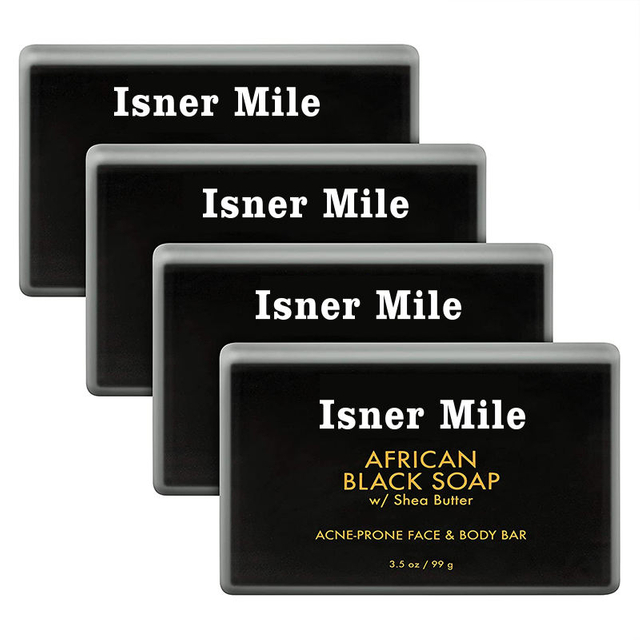 Natural Organic Vegan Handmade Bath African Black Soap Bar