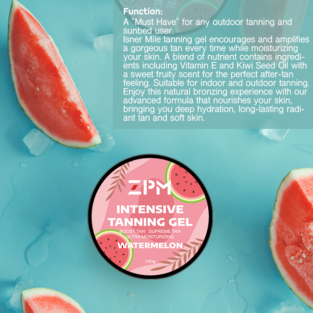 OEM Long Lasting Deep Skin Tone Body Bronzer Butter Tanning Gel Self Tanner Instant Faster Tanning gel