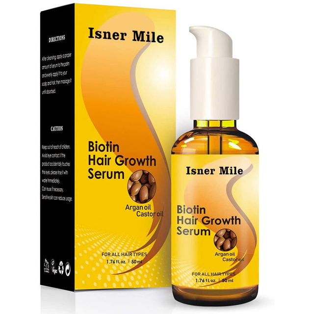 Natural Vegan organic Hair Growth Serum Vegan Organic Nourishing Scalp Hair Care Oil Hair Loss Growth Serum