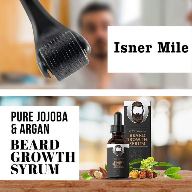 OEM ODM Wholesale Professional Men Beard Growth Enhancer Facial Nutrition Moustache Grow oil