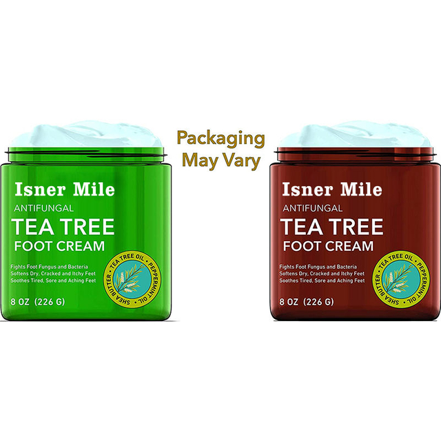 Own brand foot cream natural tea tree oil foot care repair glycerin mint foot cream