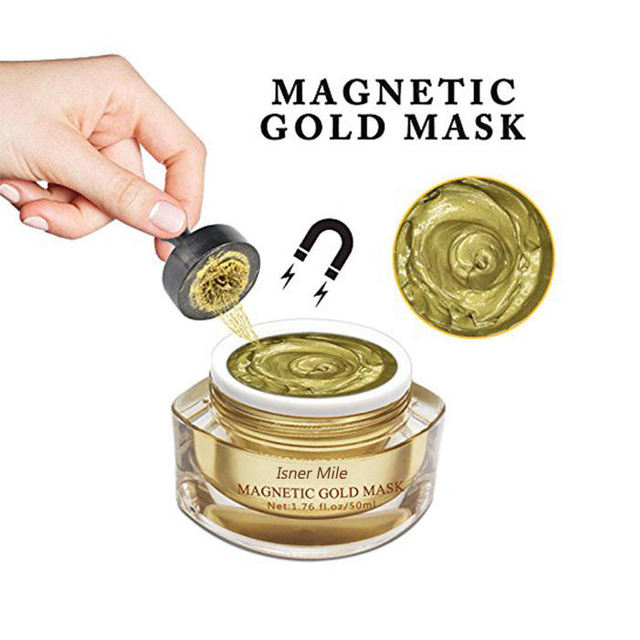 OEM Magnet Mask Gold Luster Magnetic Face Mask Mineral-Rich Anti-stress Moisturizing Anti-aging Pore Cleansing 50 ml