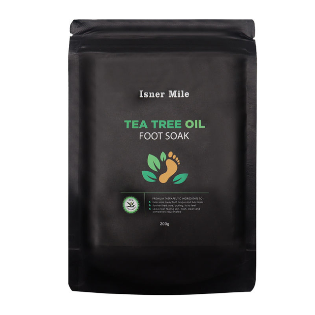 tea tree oil foot soak for gentle and beautiful feet exfoliate dead skin tea lavipeditum mineral salt