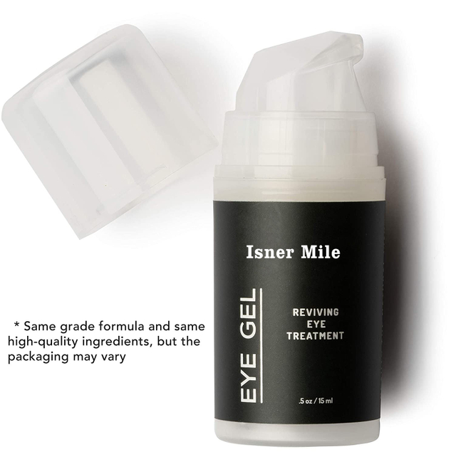 Isner Mile OEM/ODM Private Label Eye Bags Dark Circles Peptides Eye Treatment Cream Gel with Plant Stem Cells Hyaluronic Acid