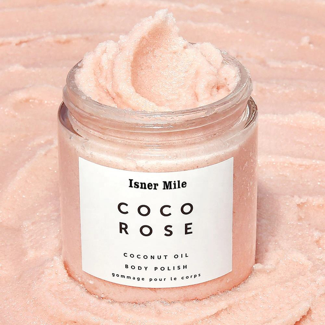 OEM Sucrose Sugar Body Scrub Coconot Rose Exfoliating Body & Face Scrub Body polish Coconut Scrubs Spa
