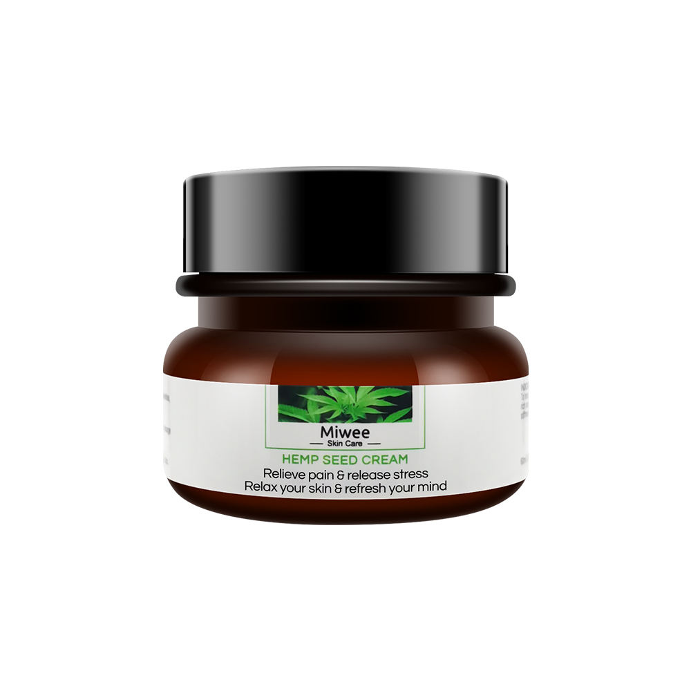 Natural Organic Vegan Face Moisturizer Facial Cream Anti-Wrinkle Moisturizing Hemp Cream