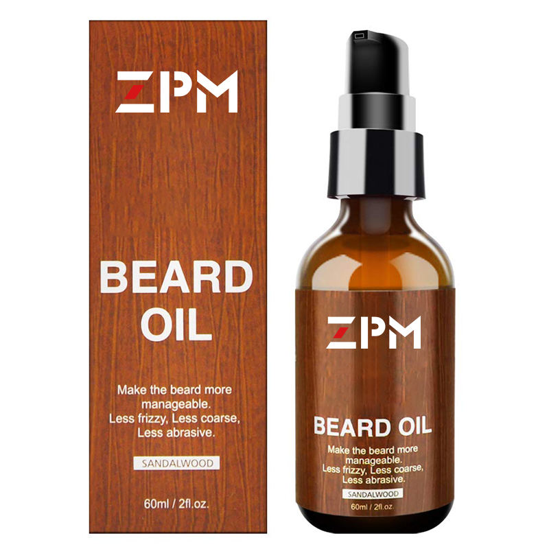 Sandalwood Mustaches Jojoba Men Beard Growth Oil Premium 100% Natural Beard Conditioner Oil