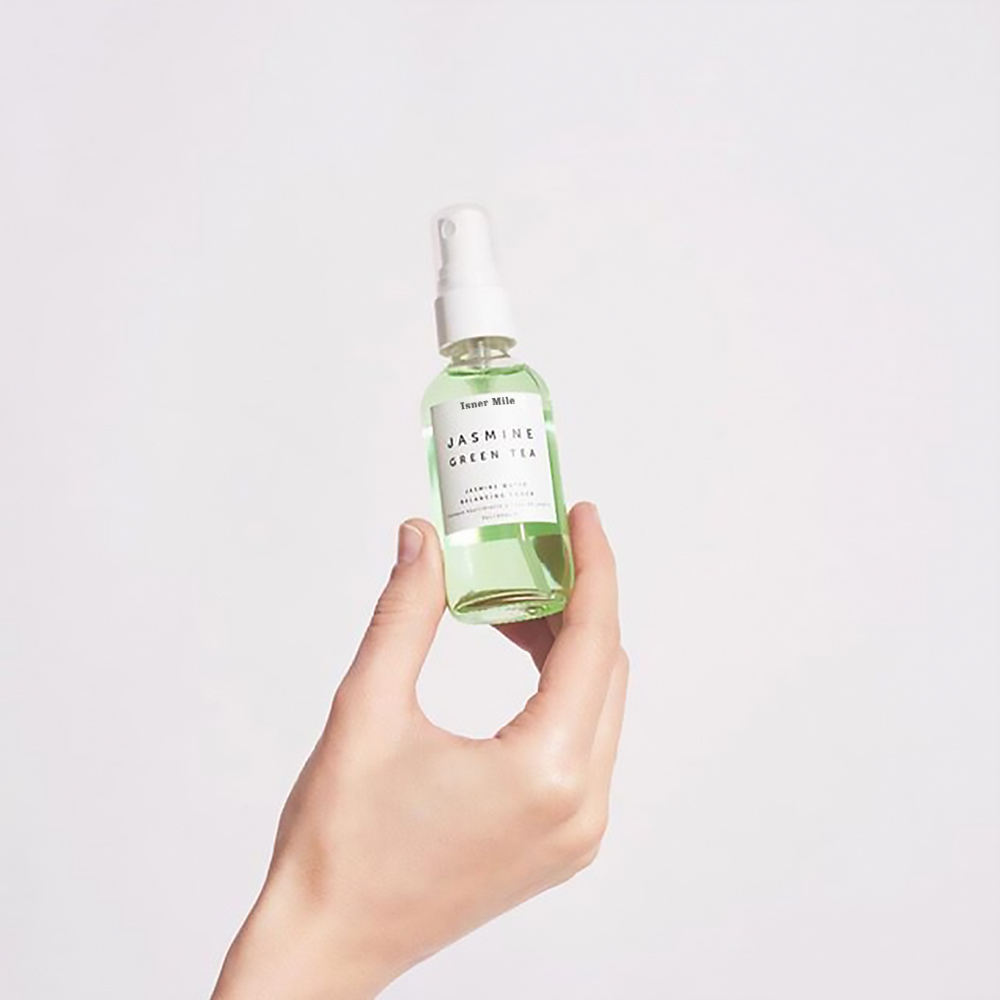Isner Mile OEM/ODM Private Label Organic Jasmine Green Teal Control Face Toner Spray