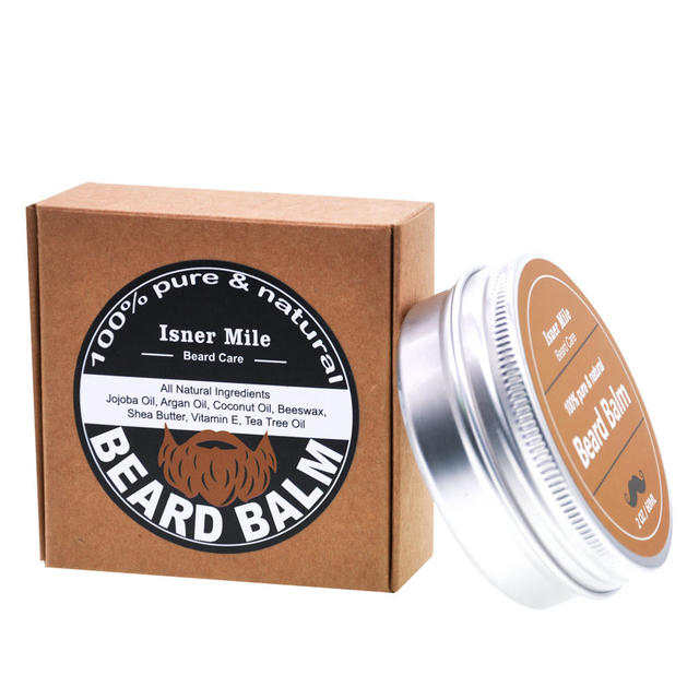 Customized Organic Scented Beard Balm Wax Sandalwood Men Beard Products