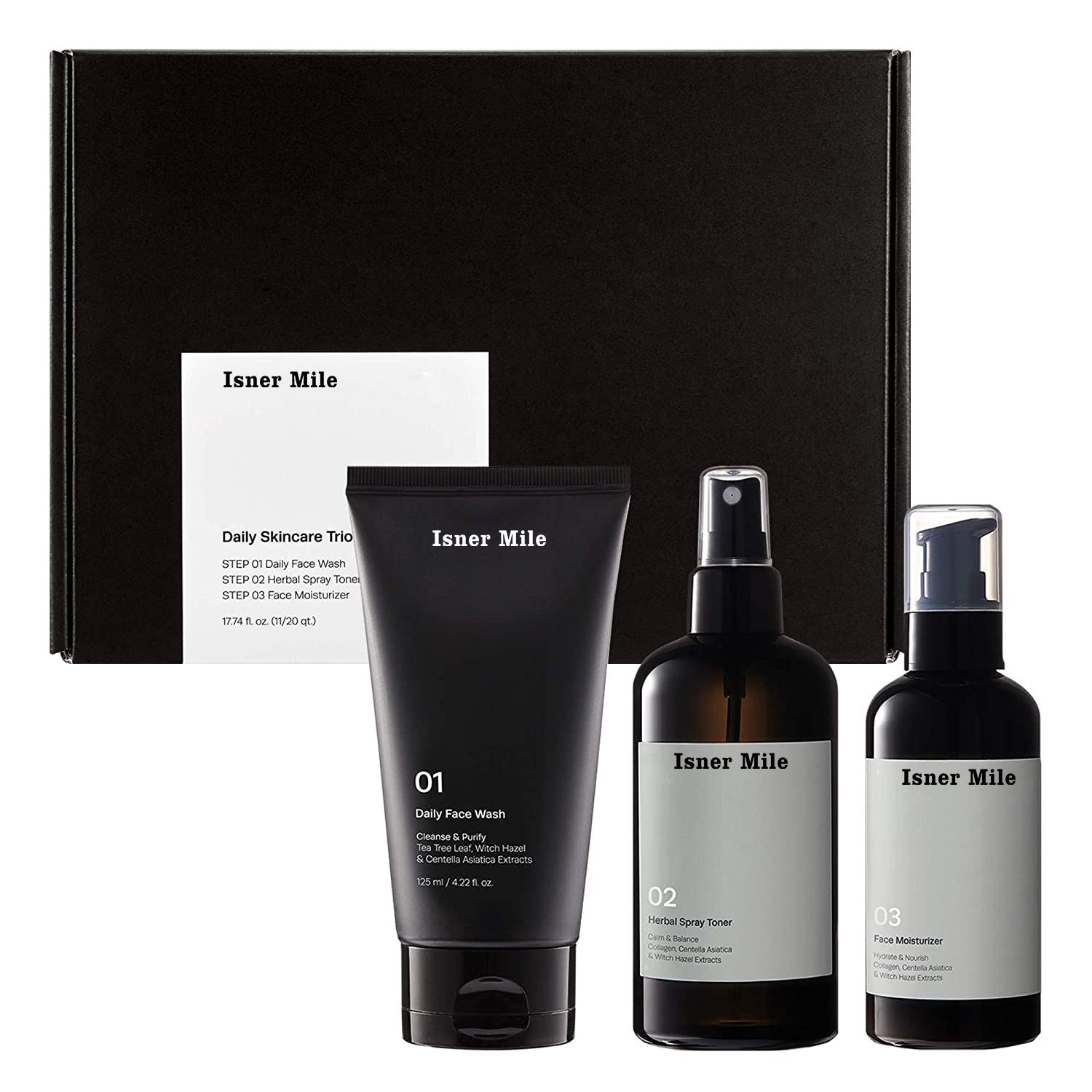 OEM/ODM Private Label Moisturizing Anti Aging Anti Acne Mens Skin Care Products Facial Treatment Set