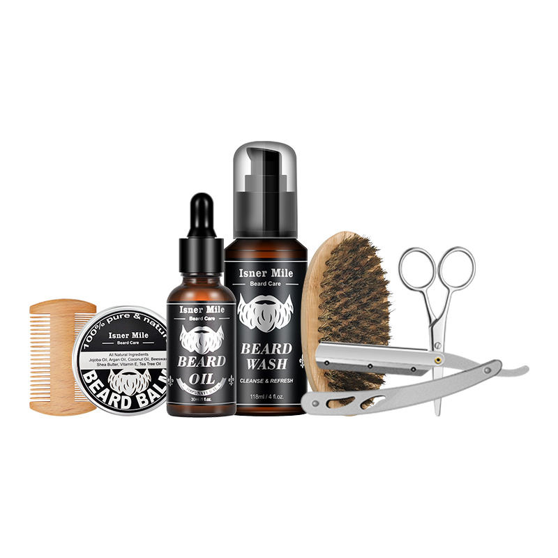 Men Private label 100% Natural Beard Oil Balm Products Beard Grooming Kit