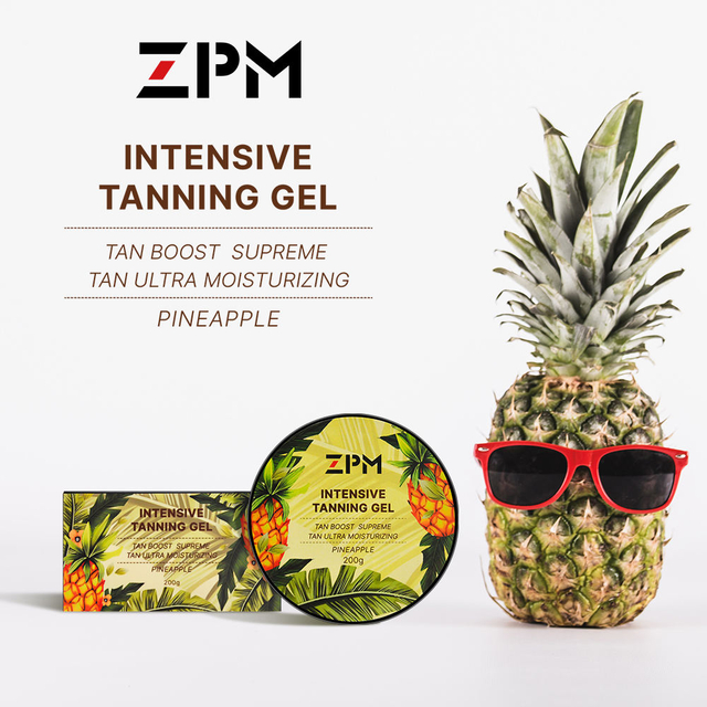 ZPM Pineapple Tanning Gel Black Tanning Butter Tanning Cream OEM Private label