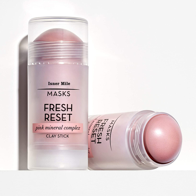 OEM/ODM Private Label Custom Fresh Skincare Renewal Masks Pink Mineral Complex Clay Face Clay Mask Stick