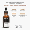 Vegan Natural Hair Growth Serum Reduce Thinning and Hair Loss serum capilia longa