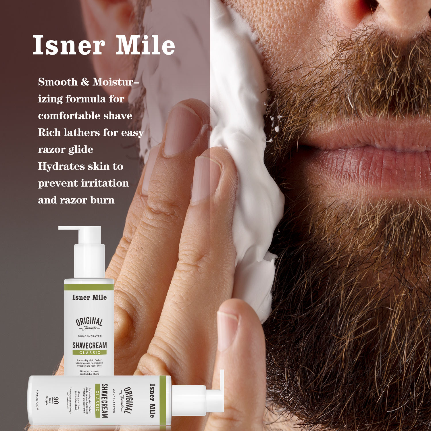 OEM Formula Natural Organic Shaving Cream for Sensitive Skins for Good Styling Shaving cream