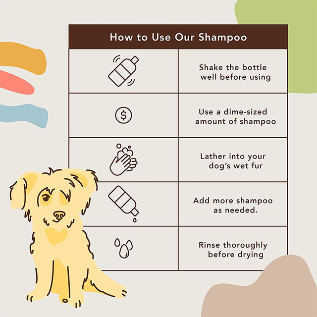 Private Label Itchy Dog Shampoo Natural Shampoo for Cleaning Dog Dry Skin Treatment and Dog Itch Relief Shampoo
