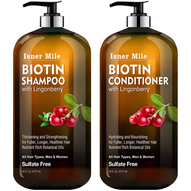 Private Label Nature Organic hair care loss treatment Keratin Care Biotin Hair Care Anti Hair Loss Shampoo
