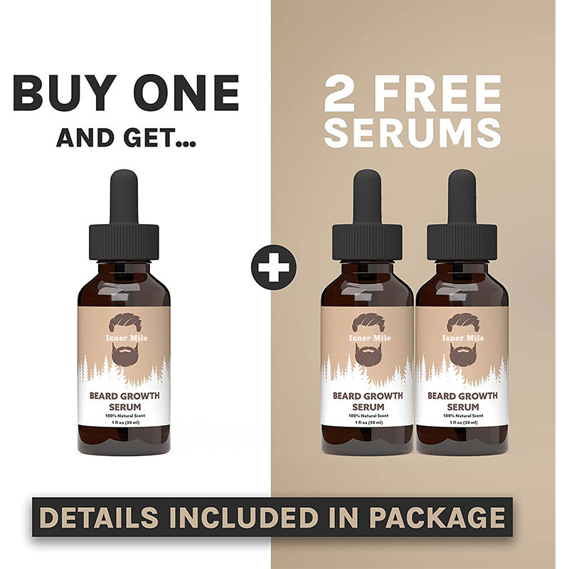 Wholesale Private Label Bread Oil Men Growth Pure 100% Natural Organic Beard Oil bread growth