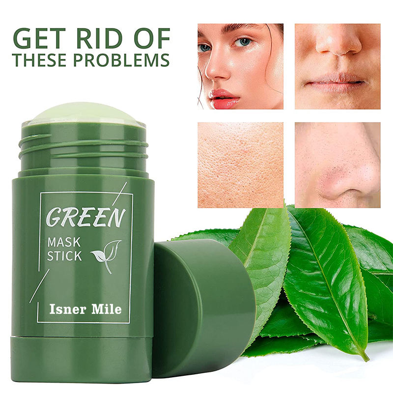 organic mild repair pores oil control balance blackhead removal face clay stick