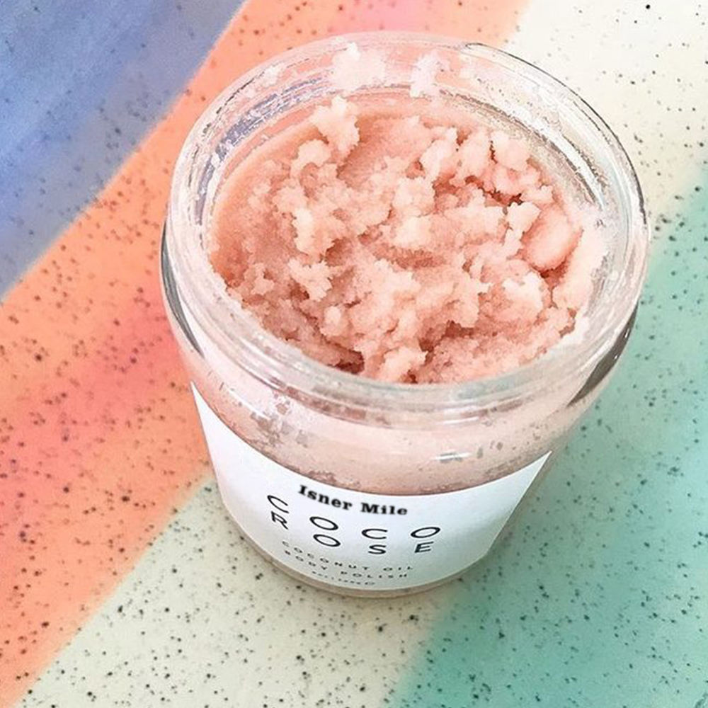 OEM Sucrose Sugar Body Scrub Coconot Rose Exfoliating Body & Face Scrub Body polish Coconut Scrubs Spa