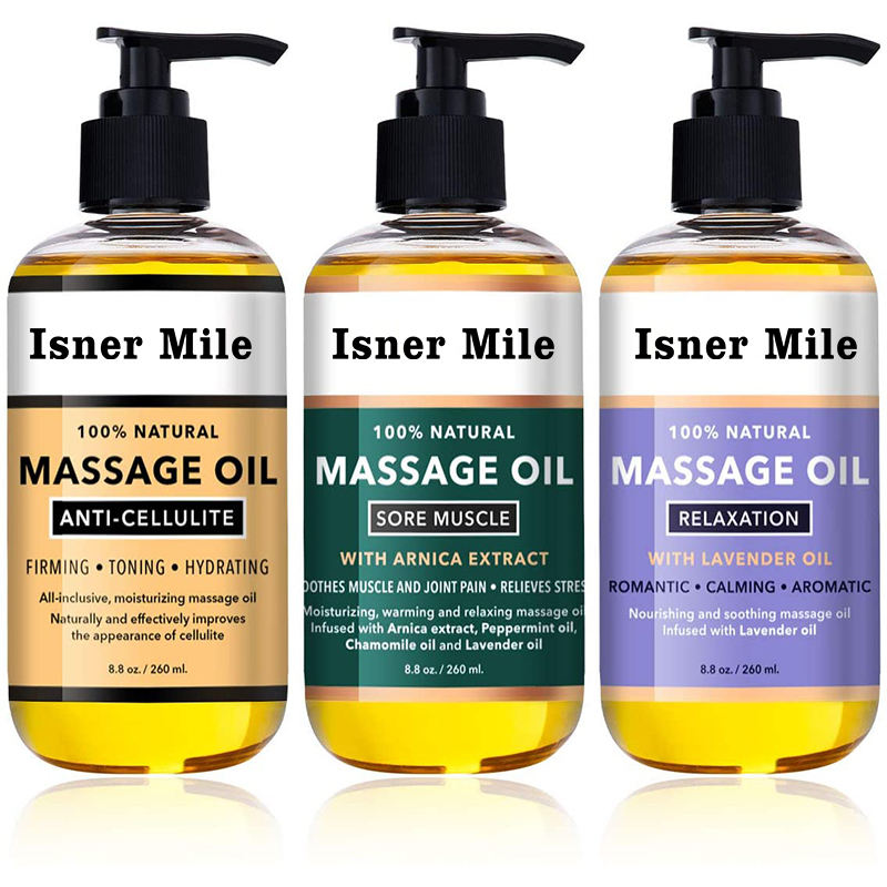 Anti-Cellulite Soreness Muscle Lavender Relaxation Oils Massage Spa Massage Oil Gift Set