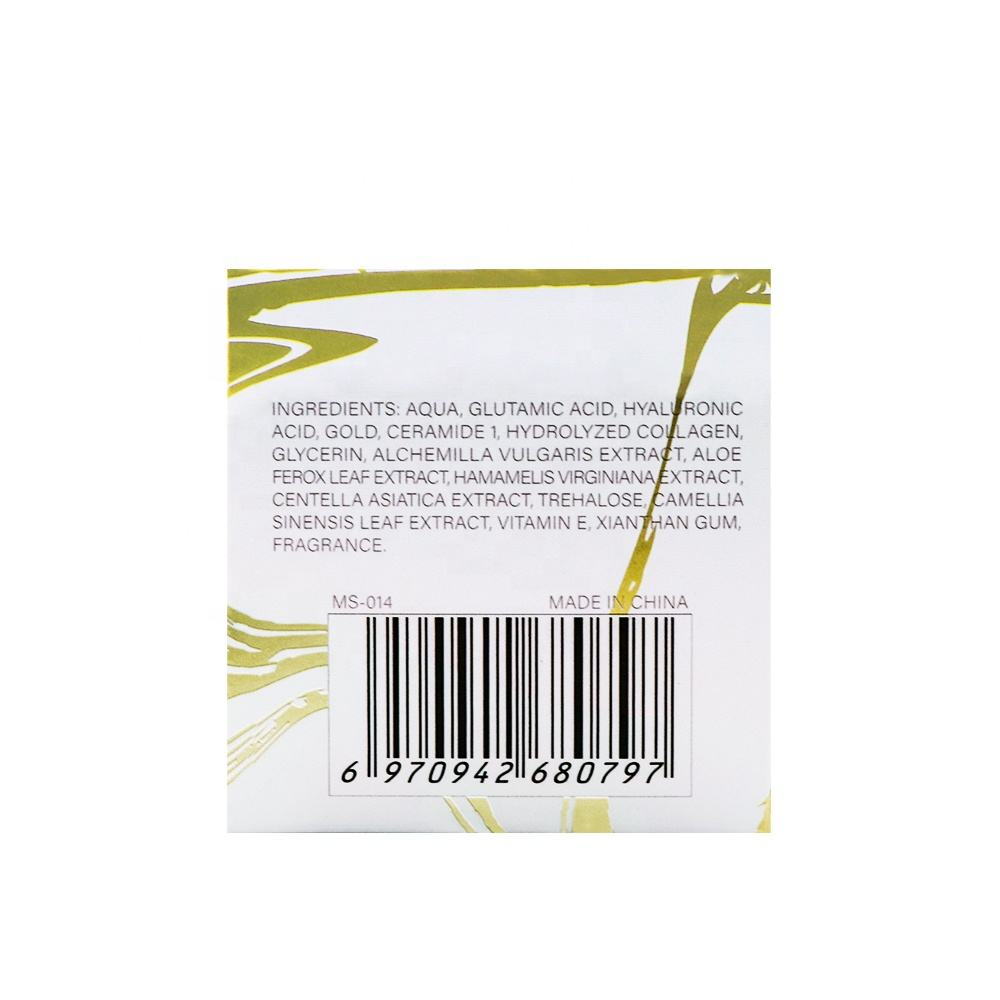 24K Gold Facial Mask Collagen Crystal Peel Off Anti-aging 200ml OEM /In Stock