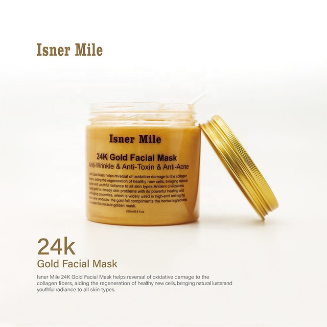 24K Gold Facial Mask to anti-aging and for rejuvenating for youthful skin