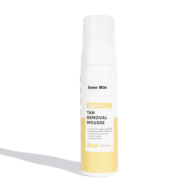 Isner Mile OEM/ODM Private Label Body Vegan Tanning Sunless Tanner Gentle Tan Removal Mousse