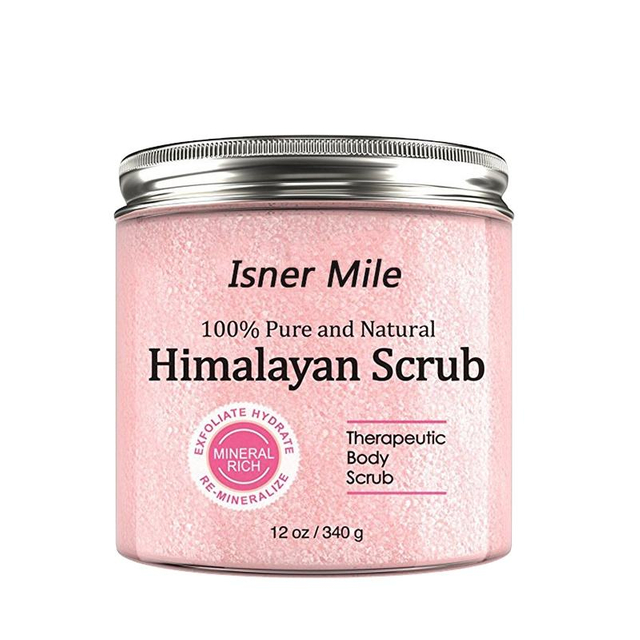 Body Care Naturally Brighten Exfoliate Innovative Formula Pure Pink Himalayan Salt scrub