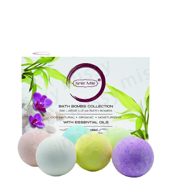 [MISSY] OEM/ODM Private Label Organic Essetnial Oil Fizzy Bath Bombs Gift Set
