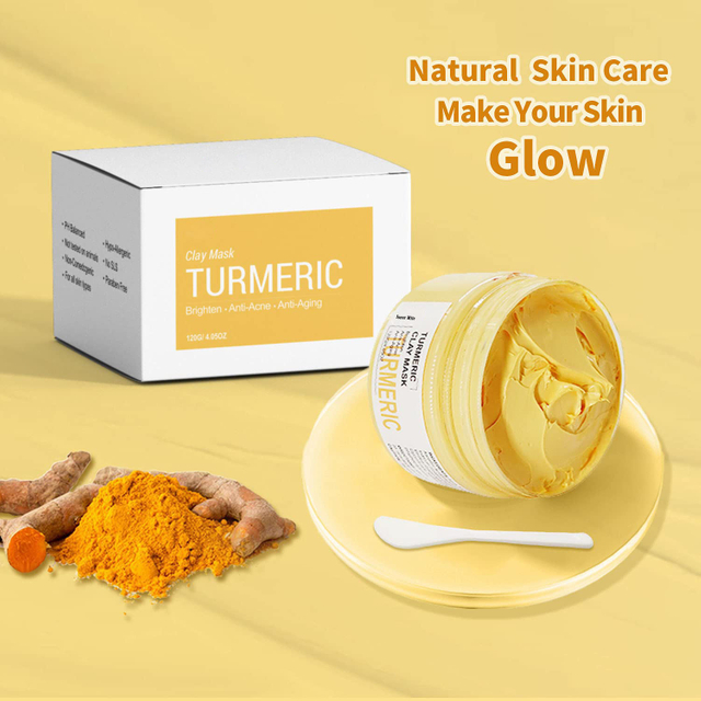 Radiant Skin Acne Control Turmeric Vitamin C Face Clay Facial Mask