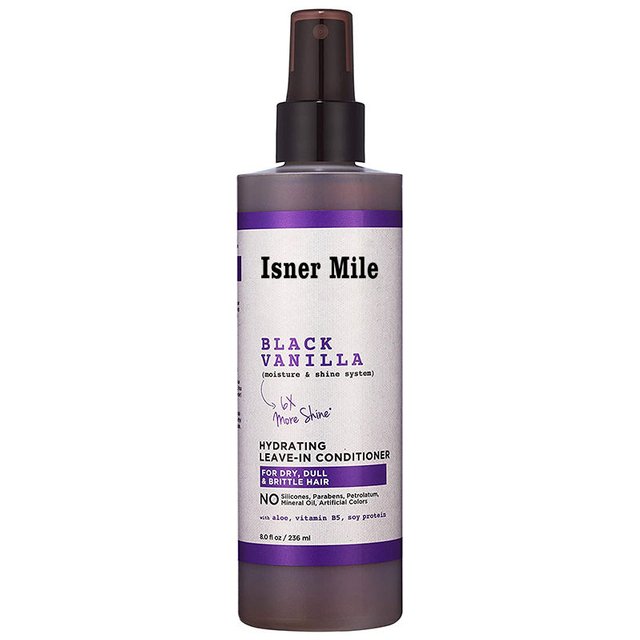 Vanilla Moisture Shine Leave In Conditioner spray For Curly Dry Dull Hair