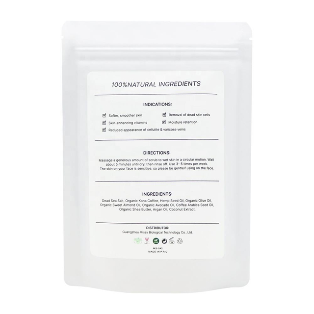 100% Organic Arabica Coffee Body Scrub Natural Exfoliator Body Scrub Normal Skin Coffee Scrub