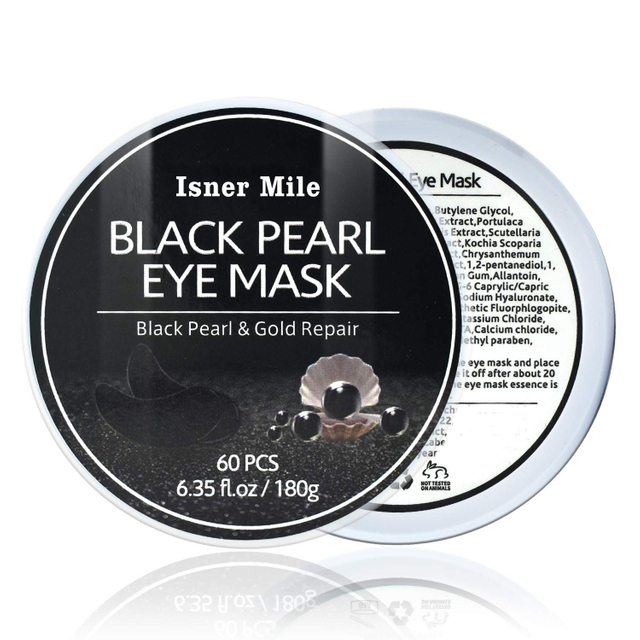 Under Eye Patches 24K Gold Repair Black Pearl BrightenGreen Tea Moisturizing Collagen Under Eye Mask