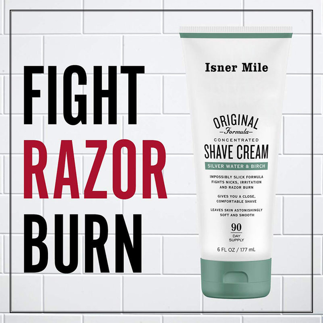 OEM Original Formula Silver Water Birch Shaving Cream for Sensitive Skins for Good Styling Shaving gel Male