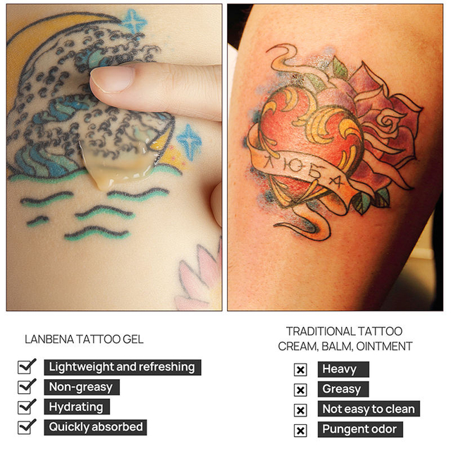 OEM private label Organic Tattoo Enhance Balm Painless Color Enhancement Moisturizing Brightener Tattoo Butter