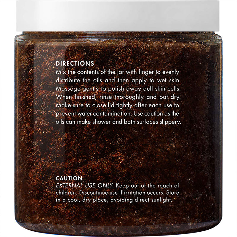 Wholesale Private Label Natural Organic Exfolianting Whitening Moisturizing Body coffee scrub