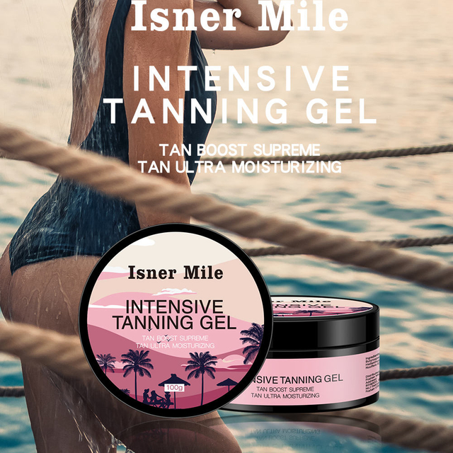 OEM/ODM Private Label Natural Intensive Deep Dark Suntan Lotion Sunbed Tanning gel Cream Butter