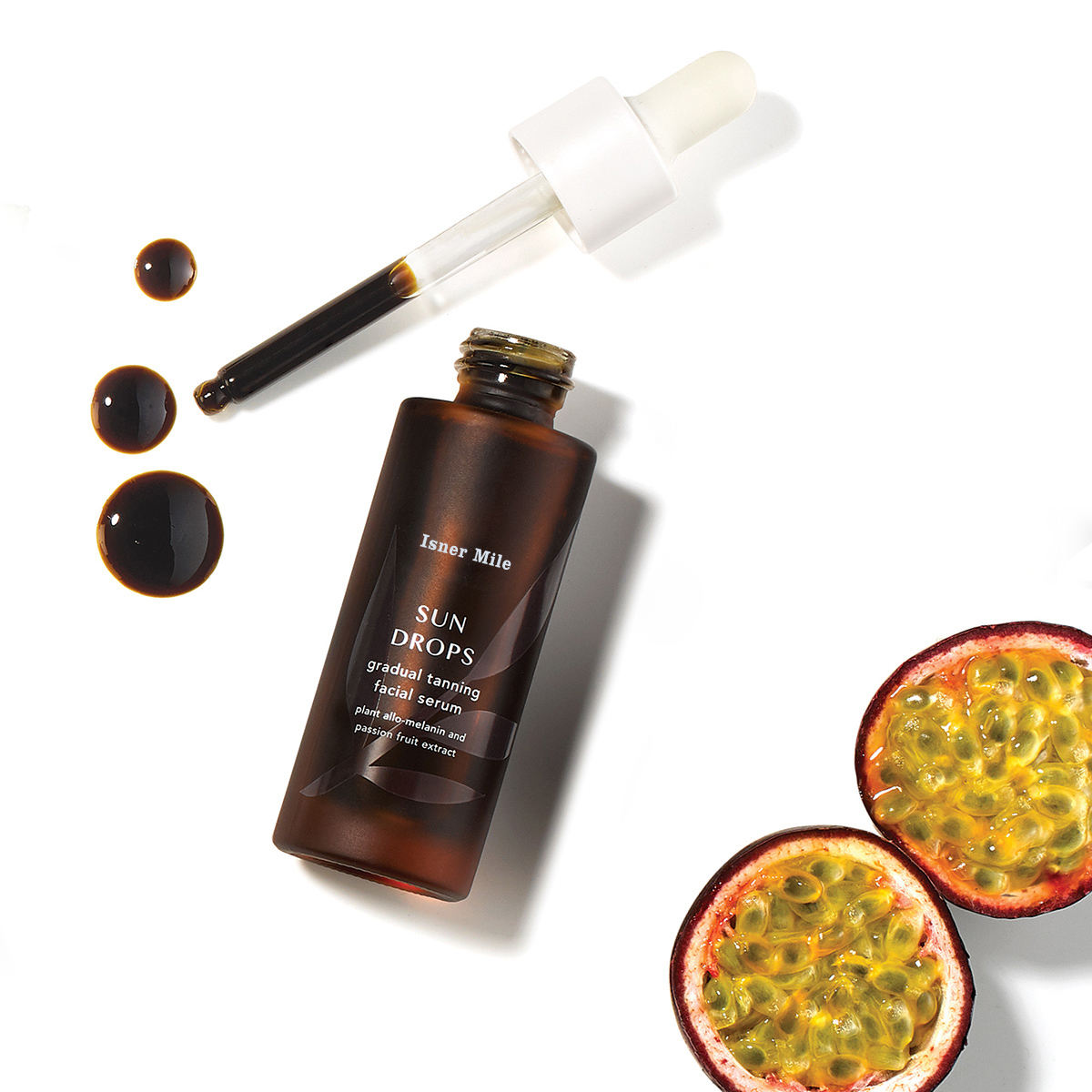 Organic Vegan Sun Bronze Tanner Drops Gradual Facial Glow Tanning Serum